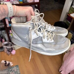 Nike Sneakers with Cream and Gray Accents